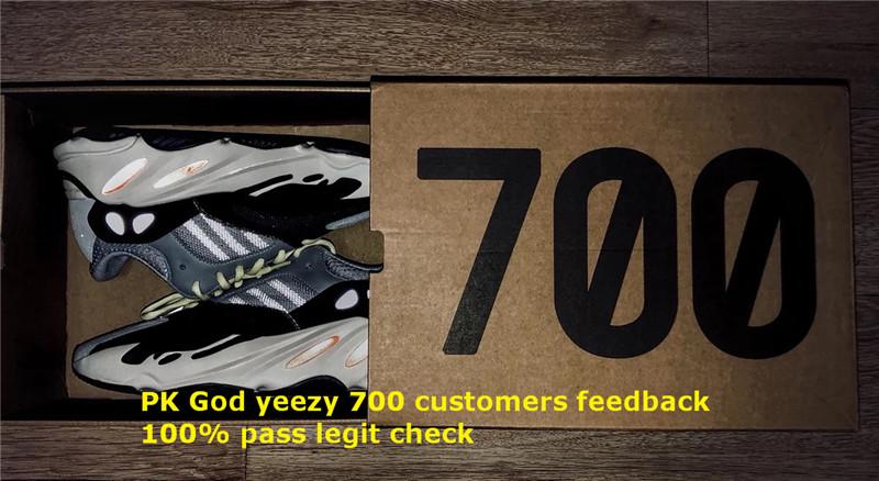 PK GOD YEEZY WAVE RUNNER 700 OG ''SOLID GREY'' LIMITED REAL MATERIALS